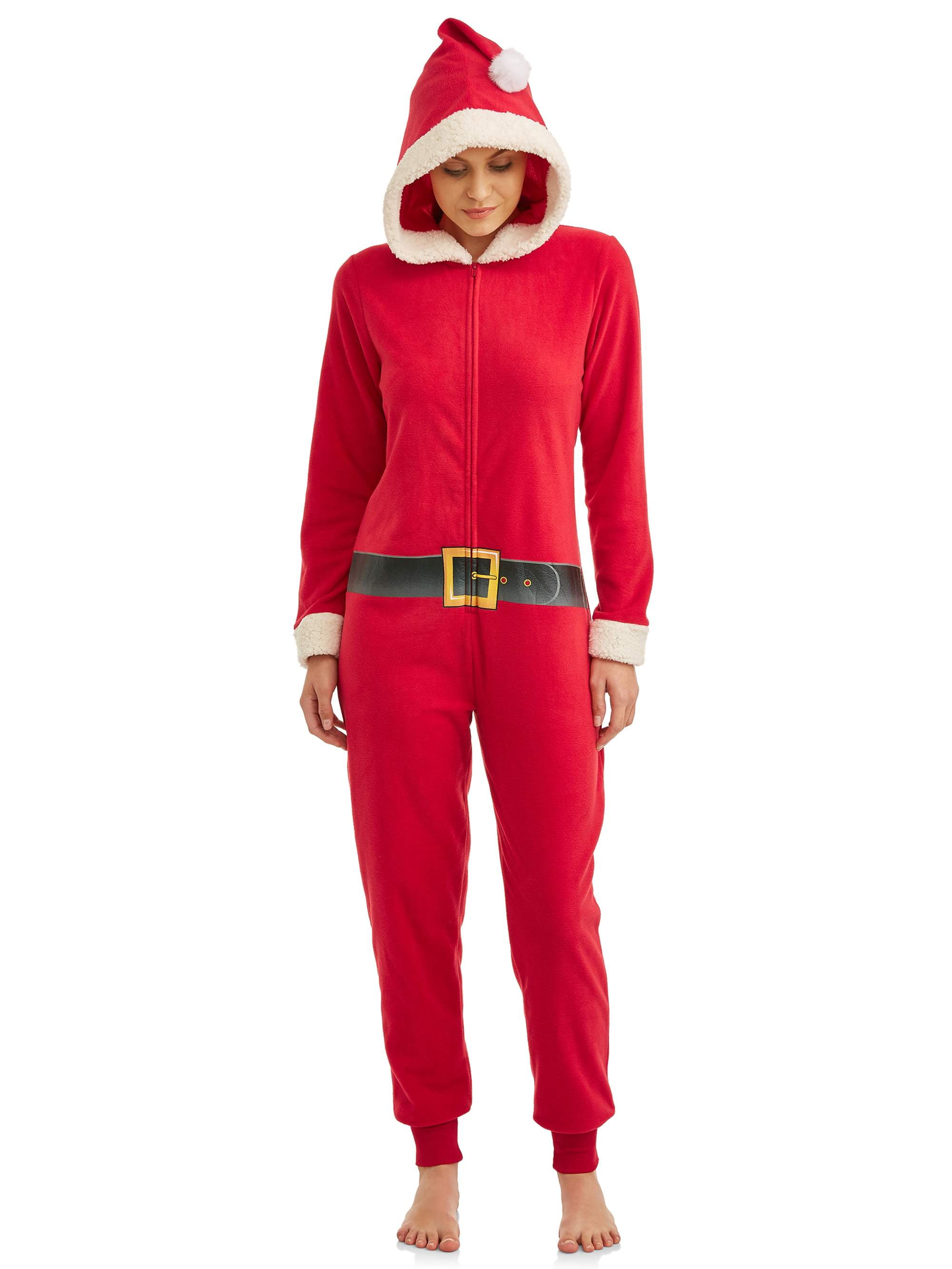 womens santa pajamas