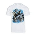 thumbnail image 2 of Gravity Trading Mens Howling Wolf Shirt - Solar Color Changing Short-Sleeve T-Shirt, White Medium, 2 of 2