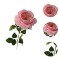 thumbnail image 6 of jicheng Artificial Rose Flower Bouquet Fake Flower Party Moisturizing Realistic Rose Light Pink, 6 of 9