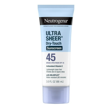 Neutrogena Ultra Sheer Dry-Touch SPF 45 Sunscreen Lotion, 3 fl. oz