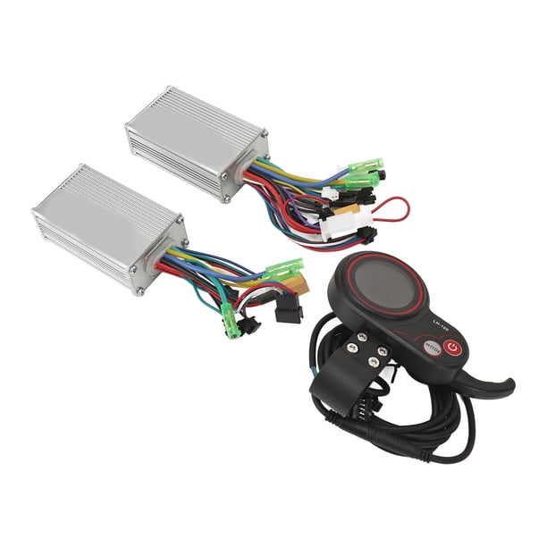 Controlador De Motor Sin Escobillas, Buena Disipación De Calor Bicicleta Eléctrica Controlador Sin Escobillas Tipo De Accionamiento Dual aleación De Aluminio 500W 25A Para