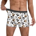 thumbnail image 2 of Kdxio Men's Boxer Briefs with French Bulldog3 Print - Comfortable and Breathable Underwear for Everyday Wear, 2 of 7