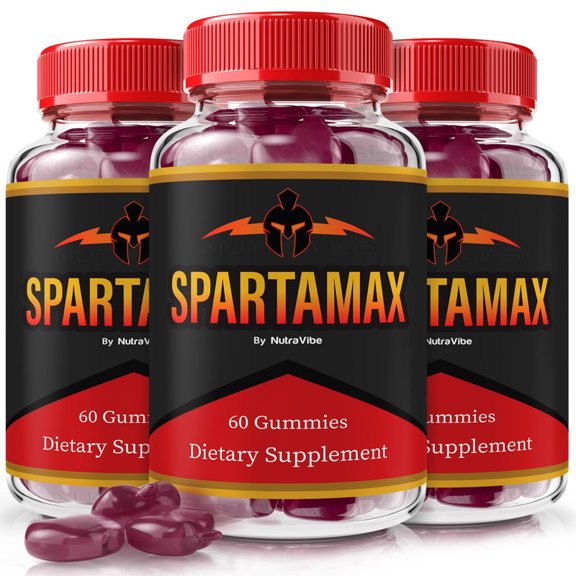 (3 Pack) Spartamax – Gummies with a Natural Daily Blend for Energy & Wellness | Great-Tasting, Easy-to-Chew Gummies (180 Gummies)