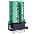 thumbnail image 2 of Terminal macho D, 2 piezas DB15-G2-00 DB15 a terminal D Placa de terminales D impulsada por el rendimiento, 2 of 8