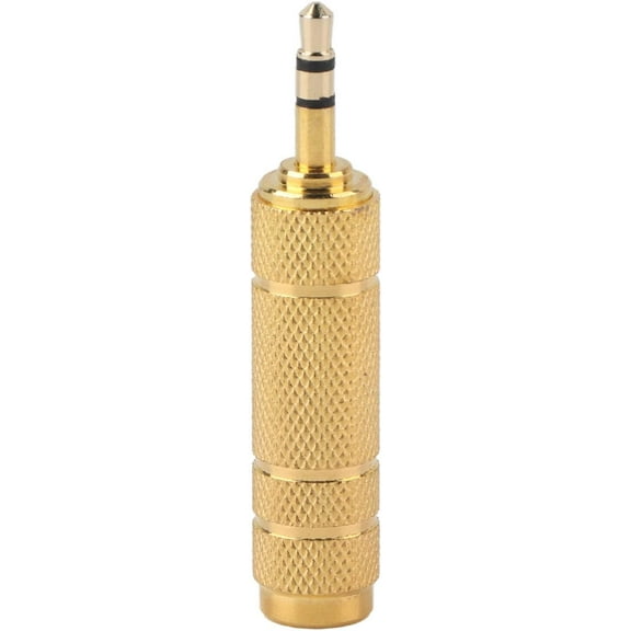3.5mm Male to 6.5mm Female Stereo Adapter, Audio Adapter for Headphone, Stereo Audio Adapter Converter Connector Gold Plated