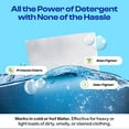 thumbnail image 3 of Happy Hour Laundry Detergent Sheets Eco Friendly Color Safe 60 Sheets 120 Loads Fresh Scent, 3 of 8