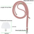 thumbnail image 4 of Takyu Universal Cell Phone Lanyard with Adjustable Nylon Neck Strap, Black, 4 of 6