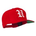 thumbnail image 5 of Old English U Embroidered Flat Bill Cap - Red OSFM, 5 of 5