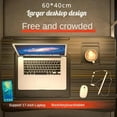 thumbnail image 4 of Foldable Laptop Desk for Bed with 6 Gear Adjustable Height Stand, Lap Table, Breakfast Tray, Writing Desk with Drawer for Working and Gaming, 4 of 5