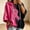 Rose Gold, variant on Breast Cancer Awareness Hoodies Women Hooded Gradient Ribbon Batwing 3/4 Sleeve Sweatshirt, 3XL