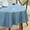 Chambray Blue, variant on Home Bargains Plus Chambray Blue Café Hotel 52 x 52 inch Square Vinyl Dining Tablecloth with Flannel Backing