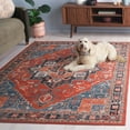 thumbnail image 5 of SAFAVIEH Journey Zowie Medallion Area Rug, Rust/Blue Black, 8'9" x 12', 5 of 13