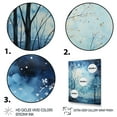 thumbnail image 3 of Designart "A Reverie in Blue and White Sky Photo" Floral Floater Framed Canvas Print, 3 of 7