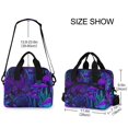 thumbnail image 2 of FORMRS Reusable Lunch Bag for Work School Leakproof Insulated Cooler with Adjustable Shoulder Strap, Dark Mushrooms Pattern, 2 of 6
