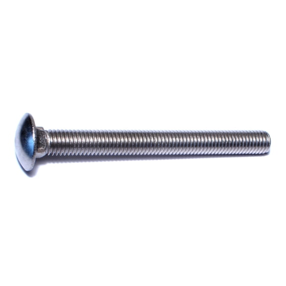 1/2"-13 x 5" 18-8 Stainless Steel Coarse Thread Carriage Bolts CBSS-223