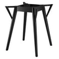 thumbnail image 4 of 36 inch Dining Table, Round, White Black, Wood, Artificial Marble, Modern Contemporary, Kitchen Room Cafe Bistro Restaurant Hospitality, 4 of 8
