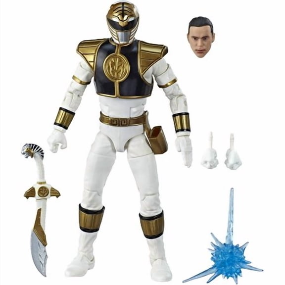 Power Rangers Hasbro Toys Lightning Collection 6-Inch Mighty Morphin White Ranger Collectible Action Figure