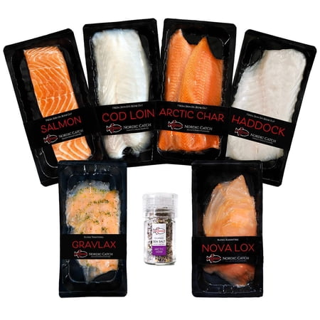 Best Sushi Grade Seafood - Taste of Iceland Fresh Seafood - Nordic Catch Icelandic (3.5lb Bundle)