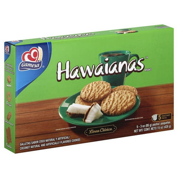 Gamesa hawaianas cookie 15oz