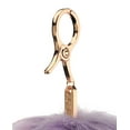 thumbnail image 2 of C.C Enlarged Faux Fur Pom Pom Key Chain Key Ring Handbag Tote Accessory - Lavender, 2 of 3