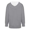 thumbnail image 5 of WZXFASHION Chandail à Capuchon à Manches Longues Col Rond Imprimé de Noël Décontracté à la Mode pour Femmes Liquidation 2025 Chandail à Capuchon à Fermeture Éclair Complète, 5 of 5