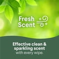 thumbnail image 3 of Disinfecting and Cleaning Wipes, Crisp Lemon and Fresh Scent, 75 Count Each, 3 Pack, 3 of 4