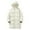 White, variant on Couples Winter Long Windproof Padded Jacket For Men And Women Solid Color Plus Size Thick Loose Coat