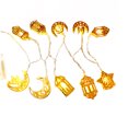 thumbnail image 1 of Yeacher 5ft 10LED Eid Ramadan String Lights Castle Shaped Lantern Lamp Crescent Party LED Fairy, 1 of 7