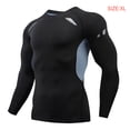 thumbnail image 4 of Guardurnaity Ropa interior térmica para hombre, medias elásticas deportivas de secado rápido, para esquiar, correr, capas Base cálidas, ropa deportiva de Camisetas XL 1609 gris Guardurnaity AP013385-46, 4 of 6