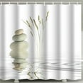 thumbnail image 1 of Hearth & Gear Shower Curtain 120x200cm Digital Printing Modern Design Polyester Fabric Washable With Hooks Included Shower Rod Cover Clear Shower Curtain 80 Shower Curtains Solid Color Shower Curtains, 1 of 7