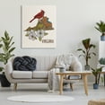 thumbnail image 2 of Stupell Industries Virginia Cardinal Bird Intricate Dogwood Floral Pattern Graphic Art Gallery Wrapped Canvas Print Wall Art, Design by Valentina Harper, 2 of 7