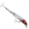 thumbnail image 3 of Bomber Heavy Duty Jointed Long A Crankbait 6" Silver Flash Green Back 1 oz., 3 of 6