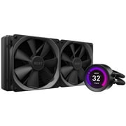 NZXT Kraken Z Series Z63 280mm - RL-KRZ63-01 - AIO RGB CPU Liquid Cooler - Customizable LCD Display - Improved Pump - Powered by CAM V4 - RGB Connector - Aer P 140mm Radiator Fans LGA 1700 Compatible