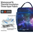 thumbnail image 4 of Cute Astronaut Lunch Bag – Outer Space Rocket Themed Thermal Tote with Planet & Star Constellation Design, Waterproof Bento Cooler for School, Work, Travel, and Hiking, 4 of 5