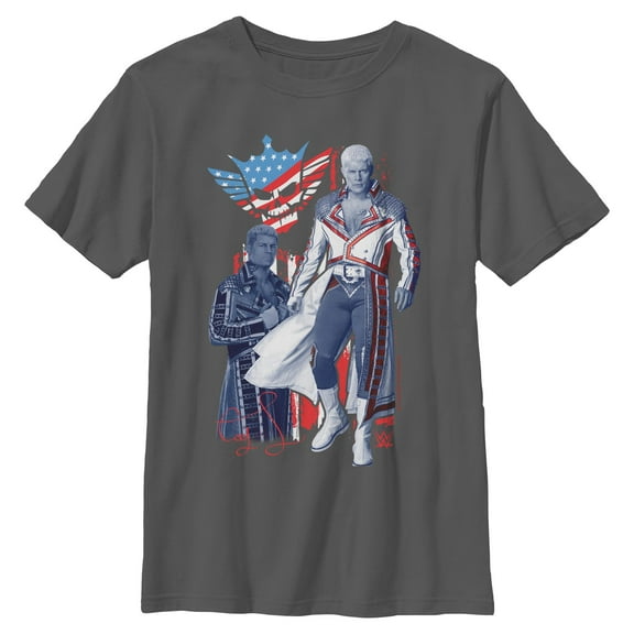 Boys WWE Cody Rhodes Patriotic Pose T Shirt