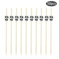 thumbnail image 2 of Under 10 Wine Rack Decoration 50pc Bamboo Pick Buffet Fruit Fork Party Dessert Stick Cocktail Skewer, 2 of 8