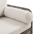 thumbnail image 3 of Crosley Furniture Granite Bay Fabric Outdoor Sofa in Cream White/Stone, 3 of 17