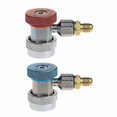 thumbnail image 2 of 2pcs Car Auto Freon R134a Quick Coupler Adapters Air Conditioning Refrigerant Adjustable A/c Manifo, 2 of 5
