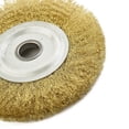thumbnail image 5 of 5 Inch Pure Copper Wire Wheel Brass Brush For Bench Grinder Metal Polishing, 5 of 8