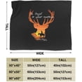 thumbnail image 3 of LAICAIW Be Loyal to What Matters Ultra-Soft Lightweight Blanket Flannel Throw Blanket 80"X60", 3 of 5