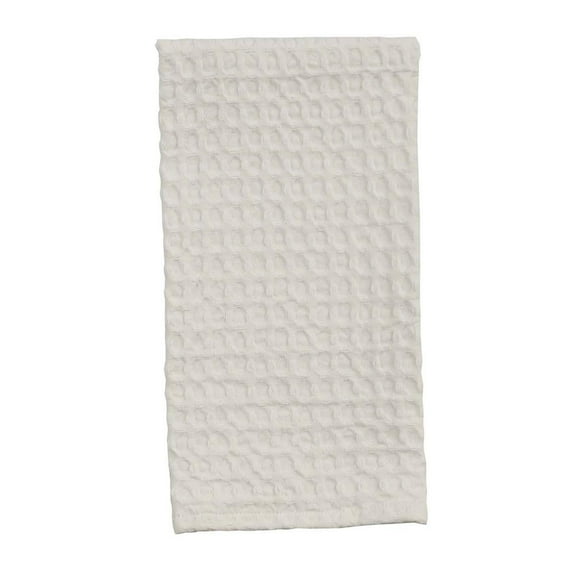 Split P White Waffle Weave Towel