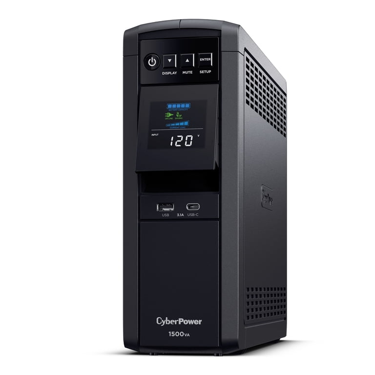 【米国120V仕様】CyberPower 1500VA/1000W 正弦波 CyberPower, UPS Battery Backup, 1500VA, LCD Display, 10 Outlets