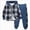 A36-Blue, variant on Boys Pajamas Cotton Toddler Clothes Set Long Sleeve Sleepwear 2 Piece Kids Pjs 6-12 Months 12-24 Months 2T 3T 4T 5T 6T 7T 8T 9T Children(Blue,4 Years)