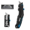 HART Pro-Grip Retractable Knife + Pocket Utility Knife + 10 Utility Blades