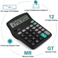 thumbnail image 3 of HAOAN -Office-Desktop-Calculator-12-Digit-Solar-Calculators-Dual-Power, 3 of 7