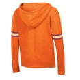 thumbnail image 3 of Women's Russell Heather Orange Clemson Tigers V-Neck Pullover Hoodie, 3 of 3