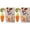 Orange 2PCS, variant on Dog Toy Carrot Pineapple Robust Chew Toy for Puppies Dog Chew Toy for Teeth Cleaning Rubber Dog Toys Dog Toy Indestructible for Small Puppies Medium, 15 cm, Orange 1PC
