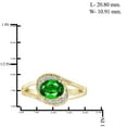 thumbnail image 4 of 2 3/4 Carat T.G.W. Chrome Diopside And White Diamond Accent 14k Gold over Silver 3-Piece Jewelry set, 4 of 7