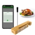 thumbnail image 2 of Graflsoa Wireless BBQ Meat Thermometer with Timer, IP68 Waterproof, Bamboo Design, Remote Monitoring for Oven, Grill, and Kitchen Use, 2 of 7