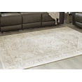 thumbnail image 2 of Signature Design by Ashley Gatwell 5' x 7' Rug, Ivory White,Gray & Tan, 2 of 4